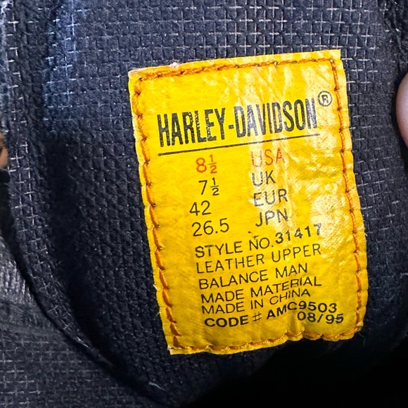 Harley-Davidson Faded Glory Riding Boots size 8.5 - Picture 5 of 6